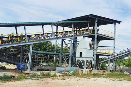 Belt conveyor equipment is working in a mineral dressing plant miningpedia